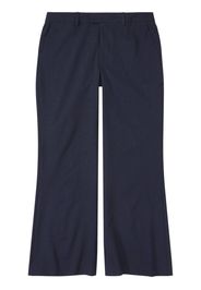 Closed Wharton cropped flared trousers - Marrone