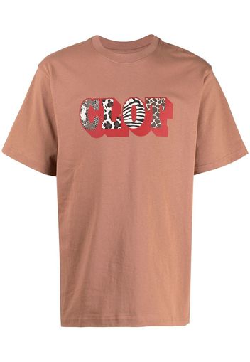 CLOT Shadow Logo-print T-shirt - Marrone