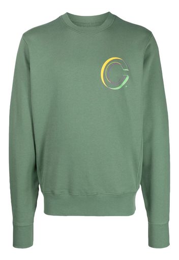 CLOT Globe Logo-print sweatshirt - Verde