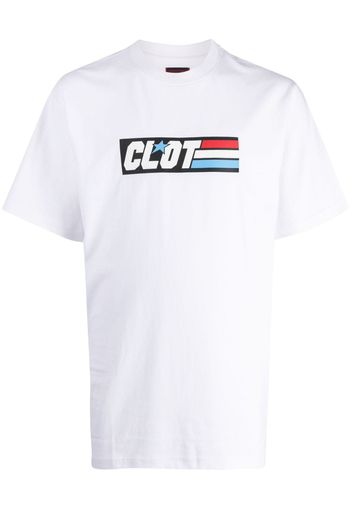 CLOT logo-print cotton T-shirt - Bianco