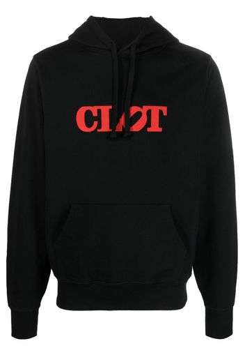 CLOT logo-print cotton hoodie - Nero