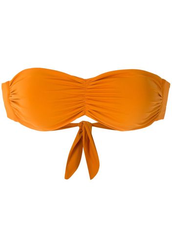 Clube Bossa Top bikini con ruches - Arancione