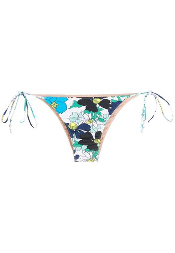 Clube Bossa Slip bikini a fiori - Blu