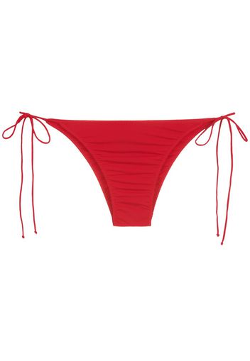 Clube Bossa Slip bikini con nodo laterale - Rosso