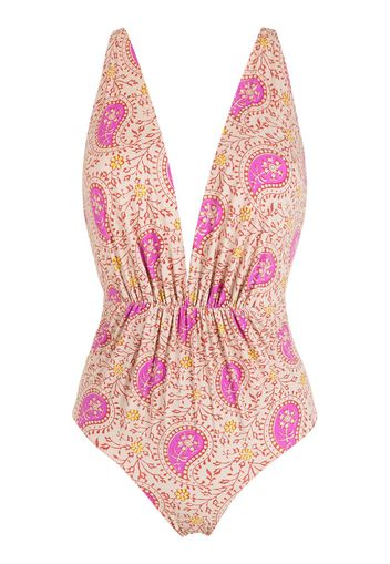 Clube Bossa Costume intero con stampa paisley - Rosa