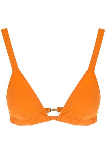 Clube Bossa Top bikini Paladina con effetto jacquard - Arancione