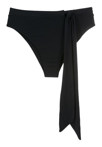 Clube Bossa Slip bikini con dettaglio drappeggiato - Nero