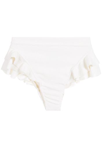 Clube Bossa Slip bikini a vita alta Turbe - Bianco