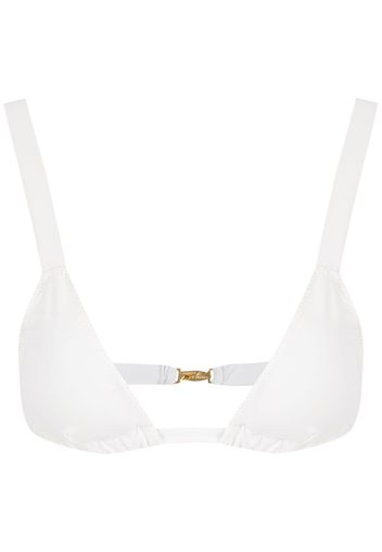 Clube Bossa Top bikini Paladina a triangolo - Bianco