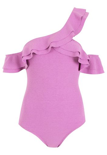 Clube Bossa Costume intero Bresse con ruches - Rosa