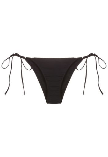 Clube Bossa Slip bikini con nodo laterale - Nero