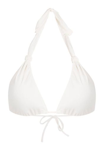 Clube Bossa Top bikini con scollo all'americana - Bianco