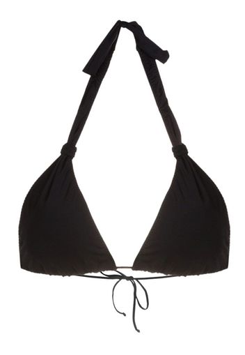 Clube Bossa Top bikini con scollo all'americana - Nero