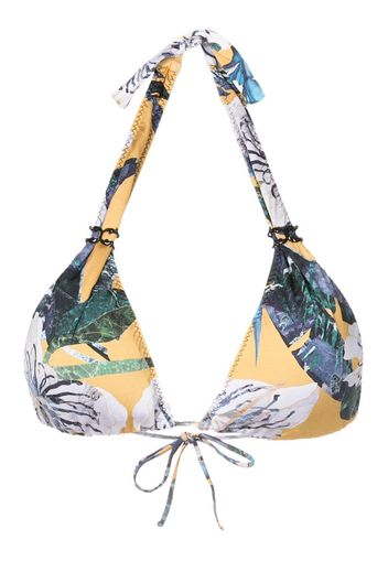 Clube Bossa Top bikini a fiori - Blu