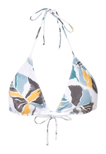 Clube Bossa Top bikini Ava con stampa - Blu