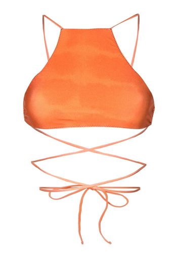 Clube Bossa Top bikini Chung a portafoglio - Arancione