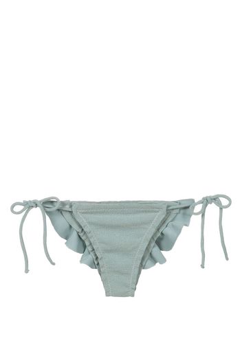 Clube Bossa Slip bikini Malgosia con nodi laterali - Blu