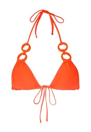 Clube Bossa Top bikini Lane a triangolo - Arancione