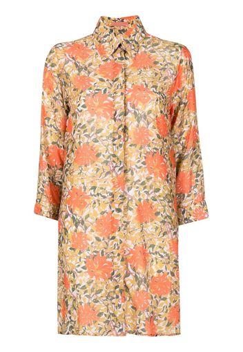 Clube Bossa Camicia Sam a fiori - Arancione