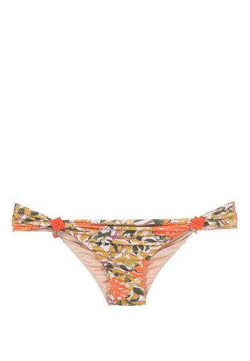 Clube Bossa Slip bikini Rings a fiori - Multicolore