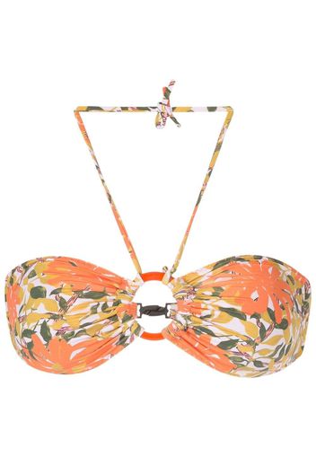 Clube Bossa Top bikini a fiori - Arancione