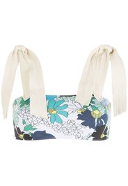 Clube Bossa Top bikini a fiori - Blu