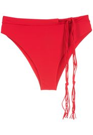 Clube Bossa Slip bikini Rosita con frange - Rosso