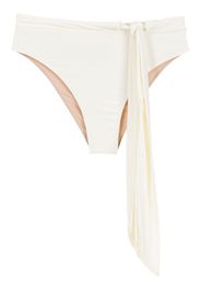 Clube Bossa Slip bikini con dettaglio drappeggiato - Bianco