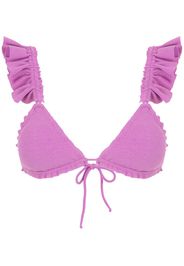 Clube Bossa Top bikini Laven con ruches - Rosa