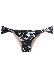 Clube Bossa Slip bikini a fiori - Nero