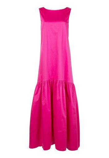 flared skirt maxi dress