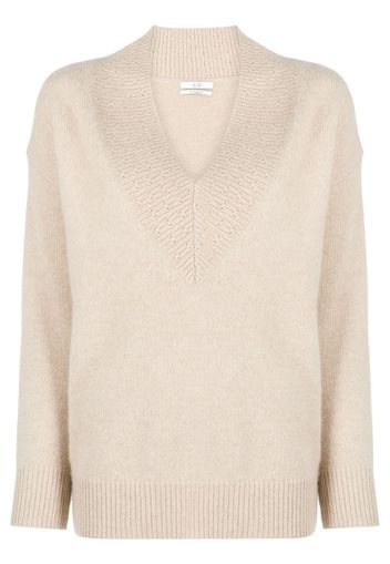 V-neck cashmere jumper