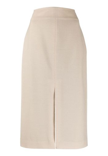 front slit pencil skirt