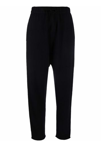 Co tapered cashmere-knit trousers - Nero