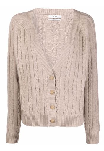 Co cable-knit cardigan - Toni neutri