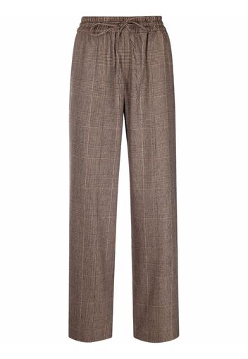 Co straight-leg checked trousers - Toni neutri