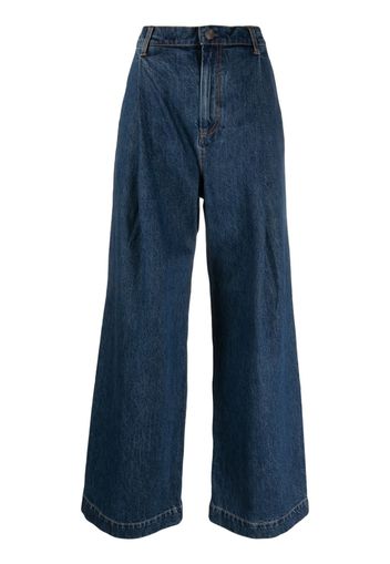 Co high-rise wide-leg jeans - Blu