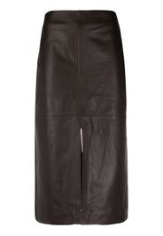 leather pencil skirt