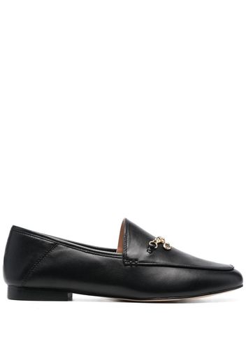 Coach Hannah chain-strap leather loafers - Nero