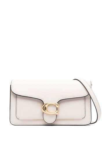 Coach logo-plaque crossbody bag - Bianco