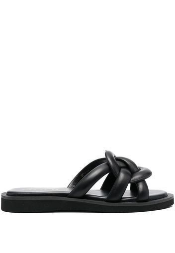 Coach Coach sheepskin sandals - Nero