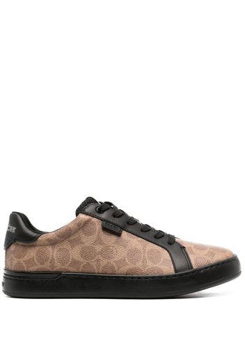 Coach Lowline monogram low-top trainers - Marrone