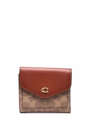 Coach monogram-patterned wallet - Marrone