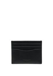 Coach logo-stamp leather cardholder - Nero