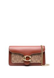 Coach logo-plaque crossbody bag - Marrone