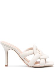 Coach Coach 100mm sheepskin mules - Bianco