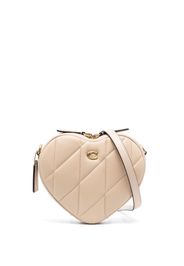 Coach small Heart leather crossbody bag - Toni neutri