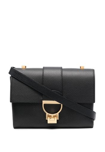 Coccinelle Arlettis pebbled-leather satchel - Nero