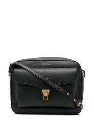 Coccinelle soft leather shoulder bag - Nero