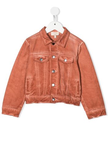 COCO AU LAIT button-up denim jacket - Rosso